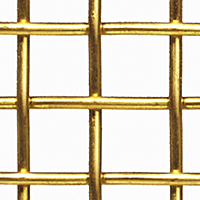 0.920 to 0.228 Inch (in) Opening Size Brass Woven Wire Mesh