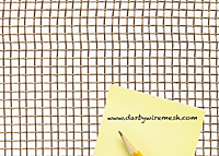 1 x 1 Inch (in) to 10 x 10 Bronze Woven Wire Mesh (3BZ.105PL)