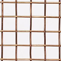 1 x 1 to 10 x 10 Copper Woven Wire Mesh