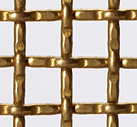 Weave/Crimp Type Intercrimp or Lock Crimp Brass Woven Wire Mesh