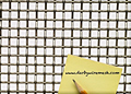 1 x 1 Inch (in) to 10 x 10 Monel Woven Wire Mesh (2MO.135PL)