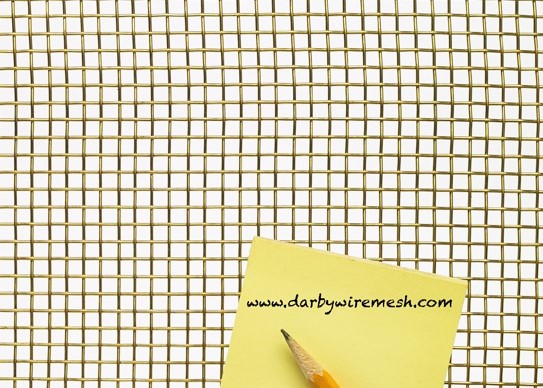 Brass Woven Wire Mesh: From 1 x 1 Mesh to 10 x 10 Mesh On Edward J. Darby  & Son, Inc.