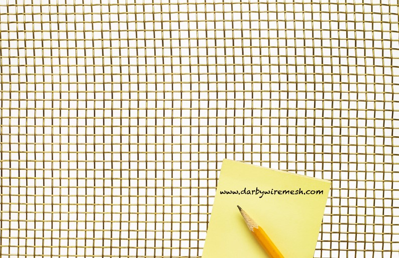 Brass Woven Wire Mesh - By Weave/Crimp Type: Plain On Edward J. Darby &  Son, Inc.