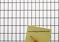 4 x 4 Inch (in) Opening Size to 3/4 x 3/4 Inch (in) Mesh Galvanized Wire Mesh (1/2"x1"GA.063WD)