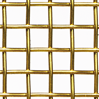 1 x 1 to 10 x 10 Brass Woven Wire Mesh