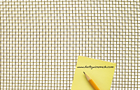 1 x 1 to 10 x 10 Brass Woven Wire Mesh (3BRS.092PL