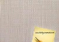 1 x 1 Inch (in) to 10 x 10 Bronze Woven Wire Mesh (6BZ.035PL)