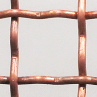 Weave/Crimp Type Intercrimp or Lock Crimp Copper Woven Wire Mesh