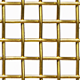 1 x 1 to 10 x 10 Brass Woven Wire Mesh (5BRS.063PL)